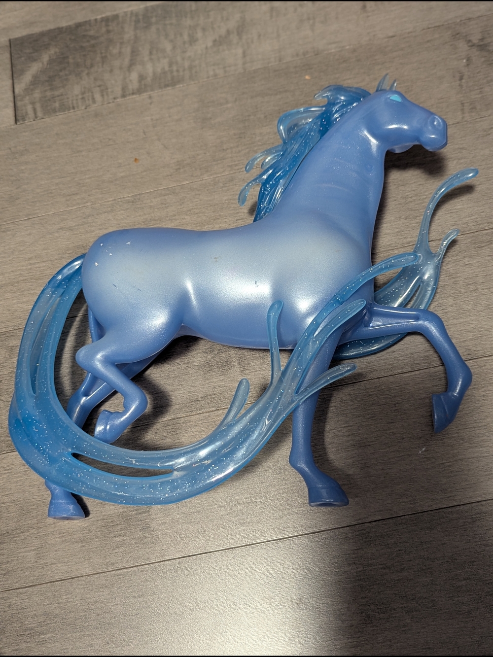 Blue Horse Figurine  Plastic Nuk Frozen 2 Disney Elsa Water Spirit